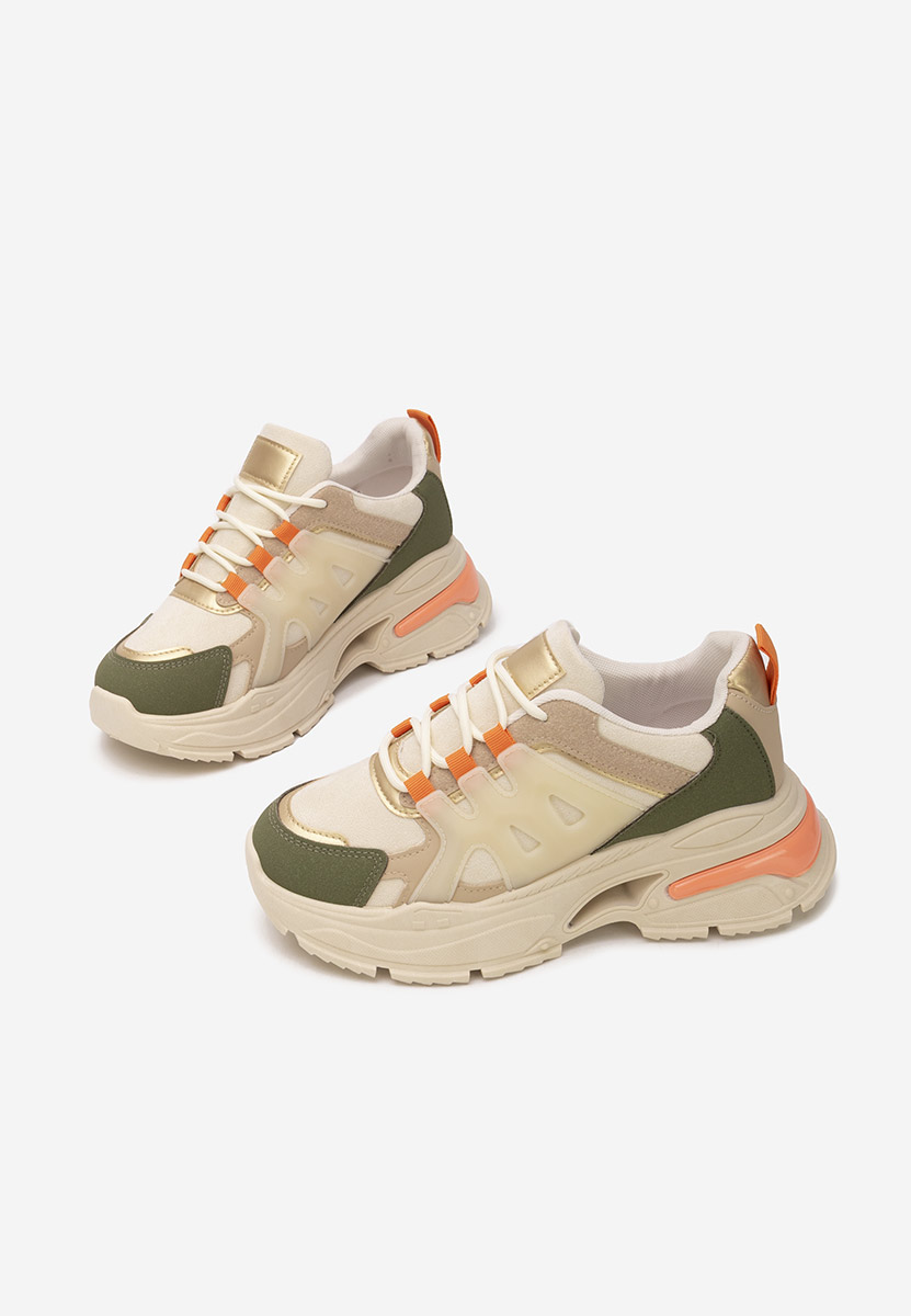 Sneakers cu platforma Alverisa verzi