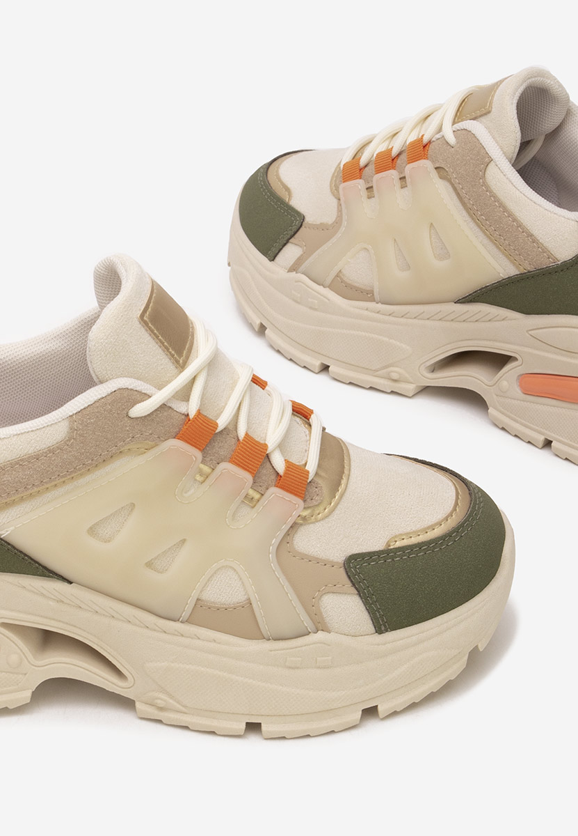 Sneakers cu platforma Alverisa verzi