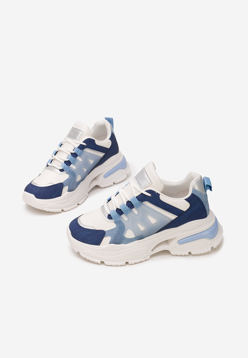 Sneakers cu platforma Alverisa albastri