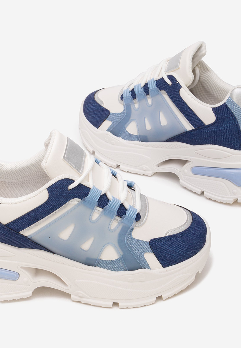Sneakers cu platforma Alverisa albastri