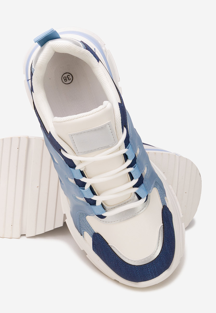 Sneakers cu platforma Alverisa albastri