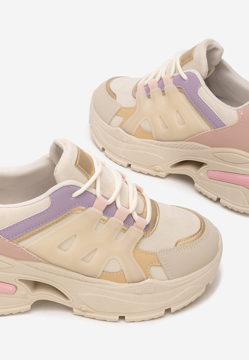 Sneakers cu platforma Alverisa multicolori