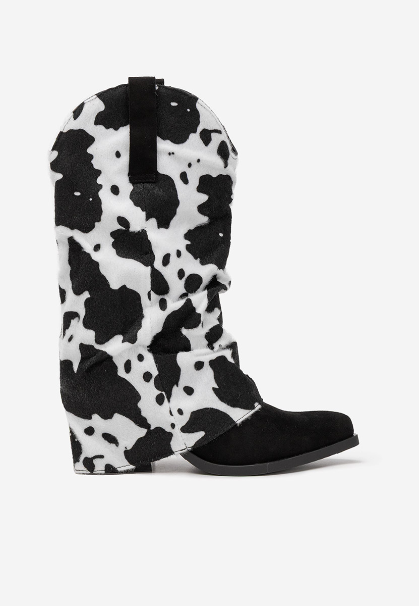 Cizme cowboy dama Stolia animal print