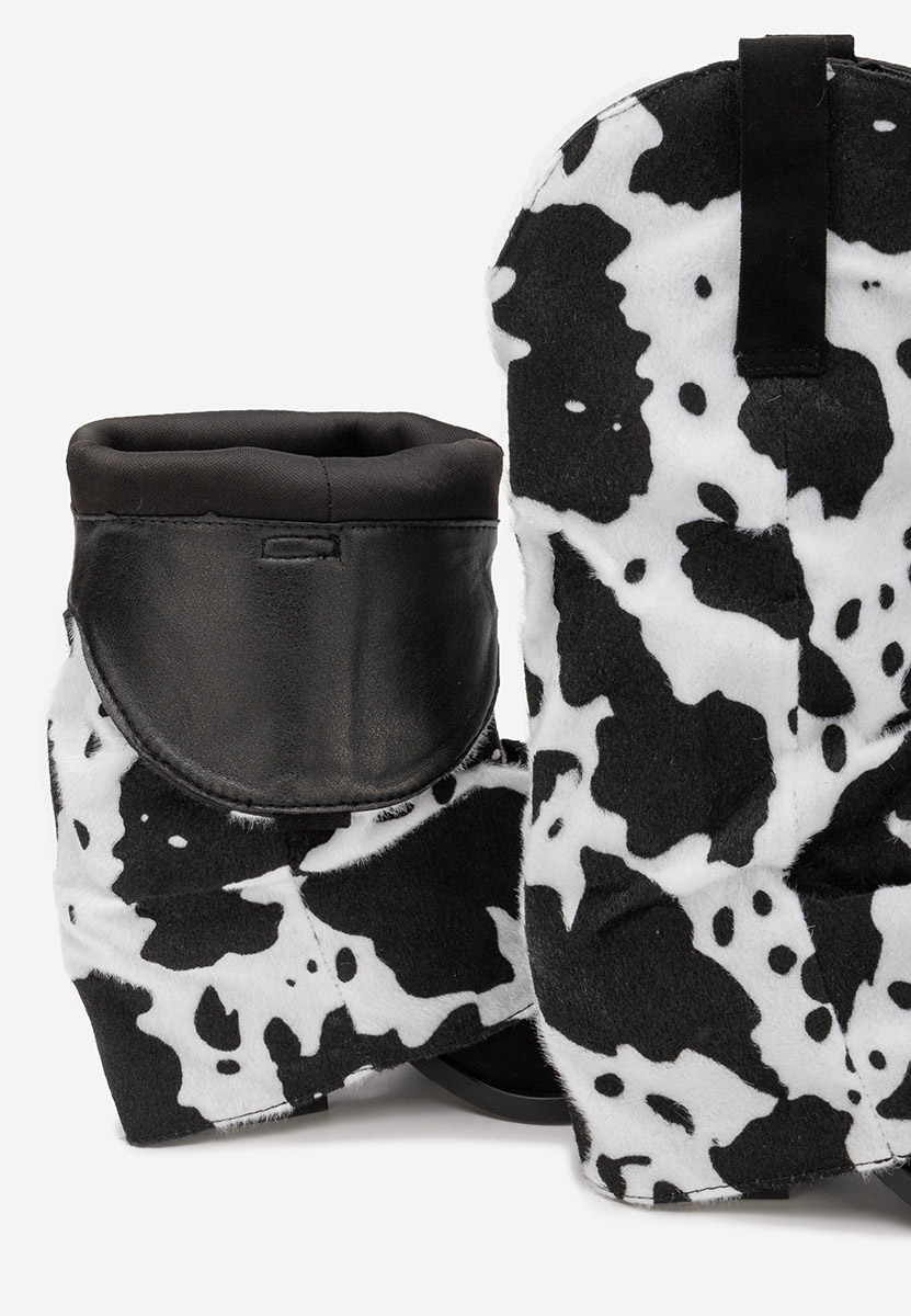 Cizme cowboy dama Stolia animal print