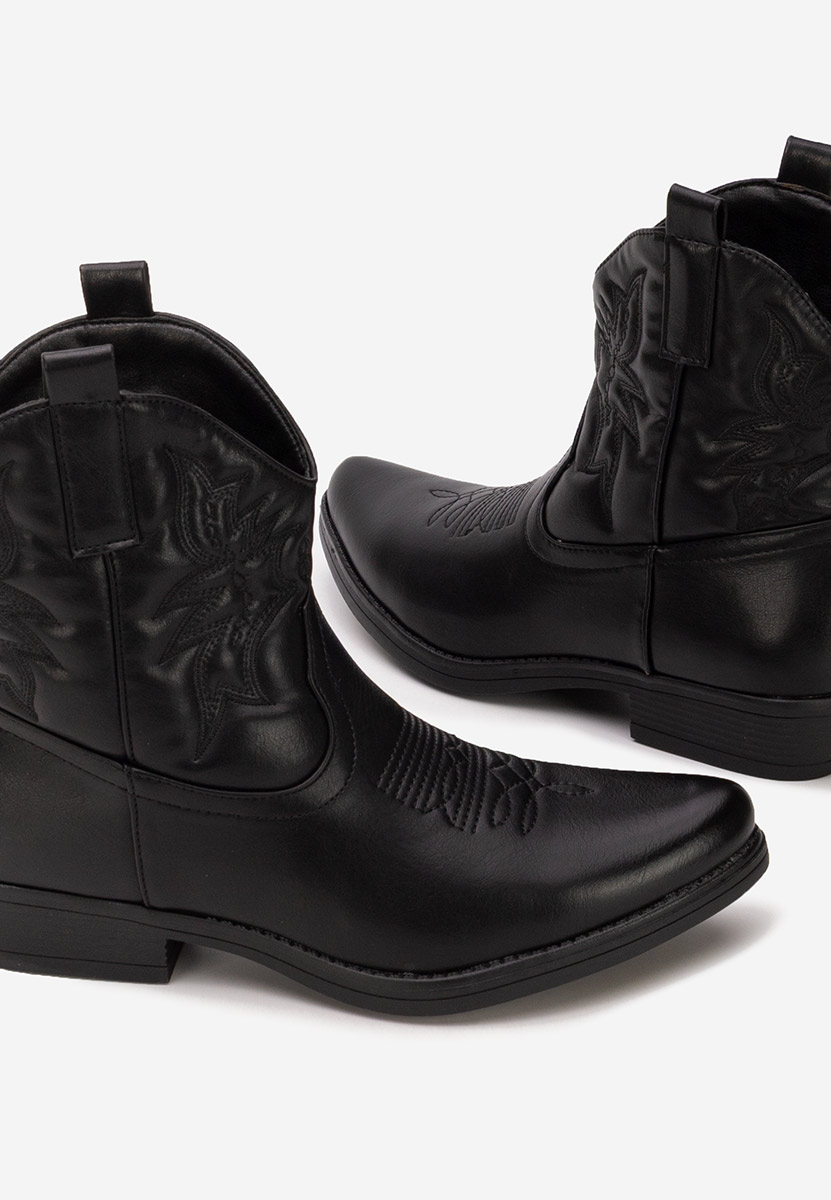Cizme cowboy dama Celvorina negre