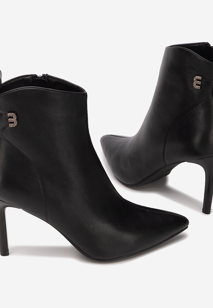 Botine stiletto Vanessia V2 negre