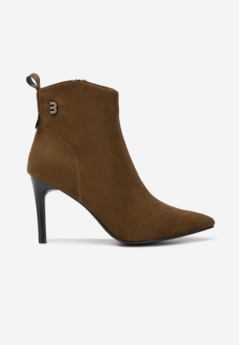 Botine stiletto Vanessia maro