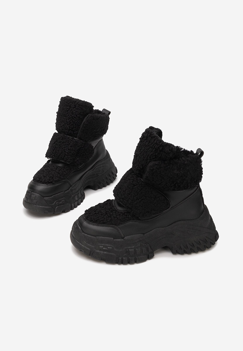 Sneakers dama imblaniti Comino negri