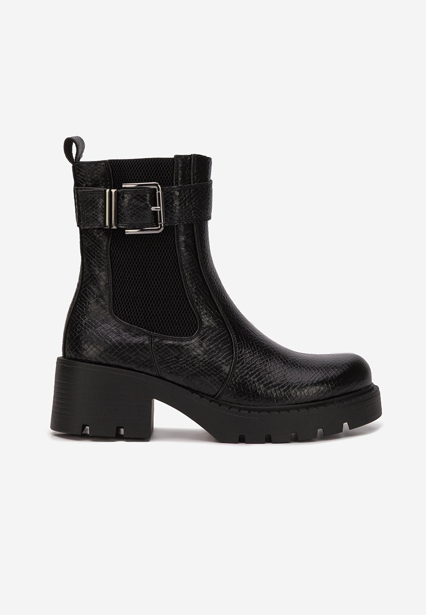Ghete cu toc Corviana snake