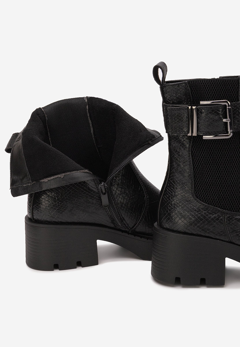 Ghete cu toc Corviana snake
