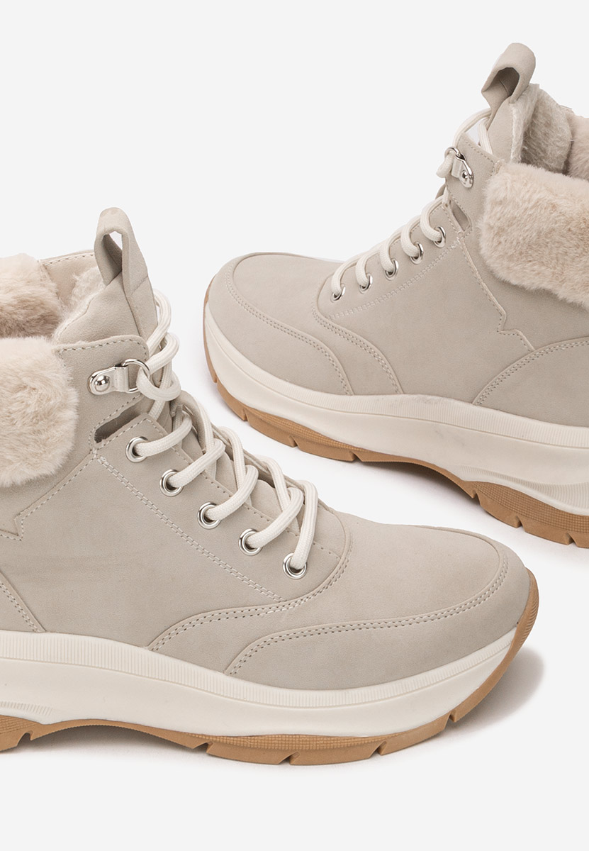 Sneakers dama imblaniti Francia bej