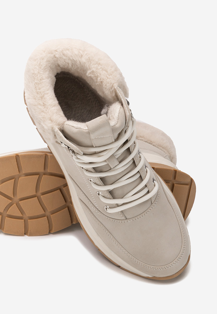 Sneakers dama imblaniti Francia bej