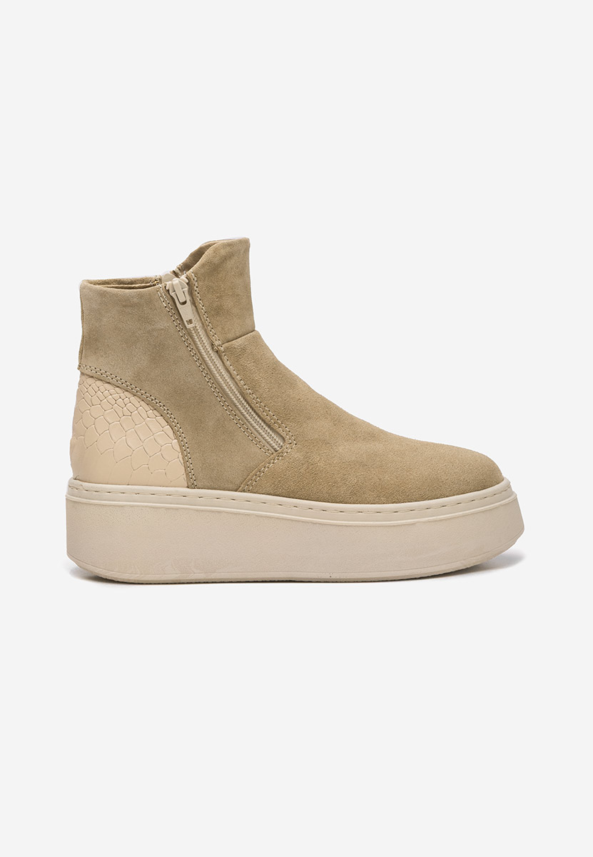 Ghete dama piele Andiora bej