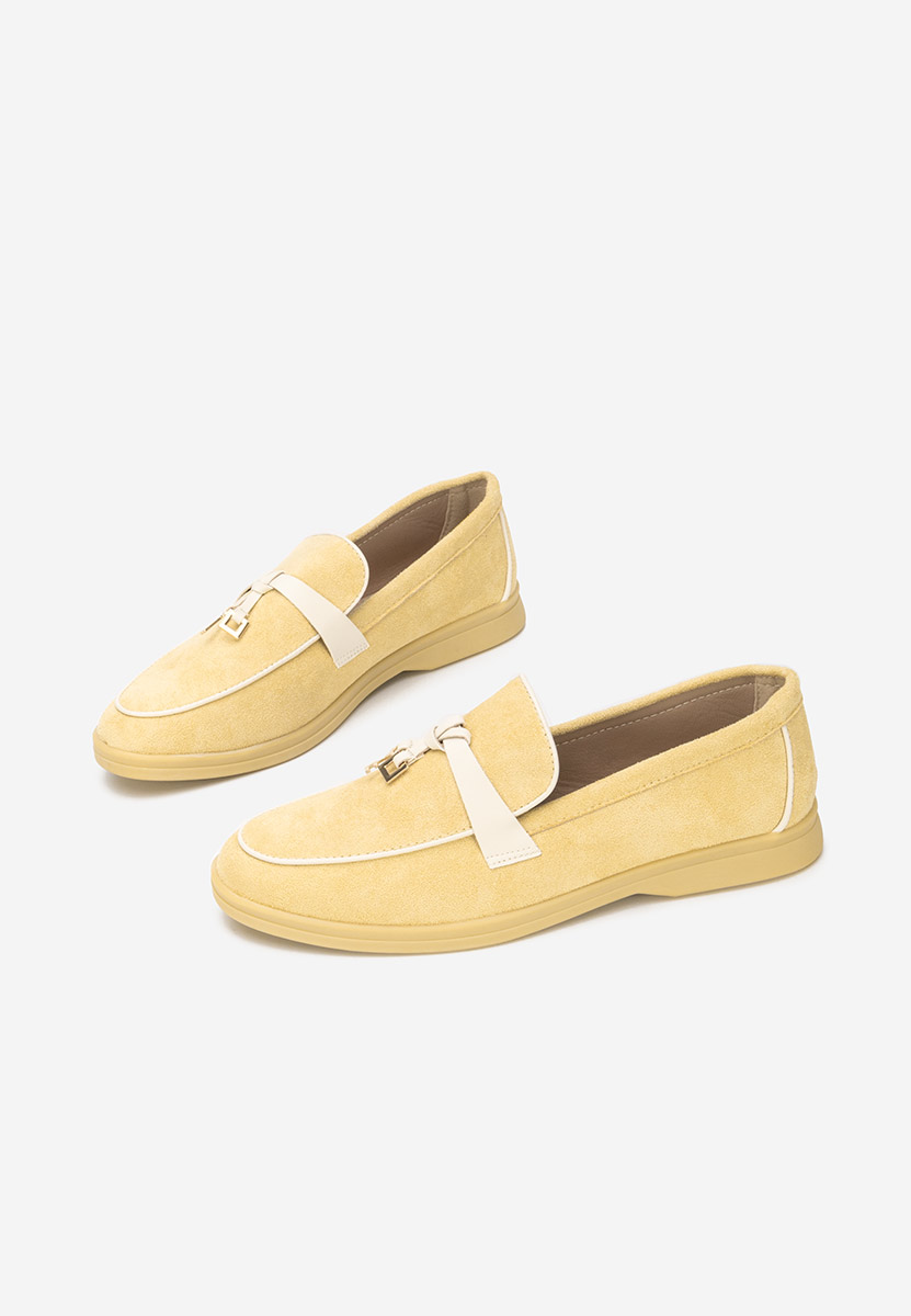 Mocasini dama Raquella galbeni