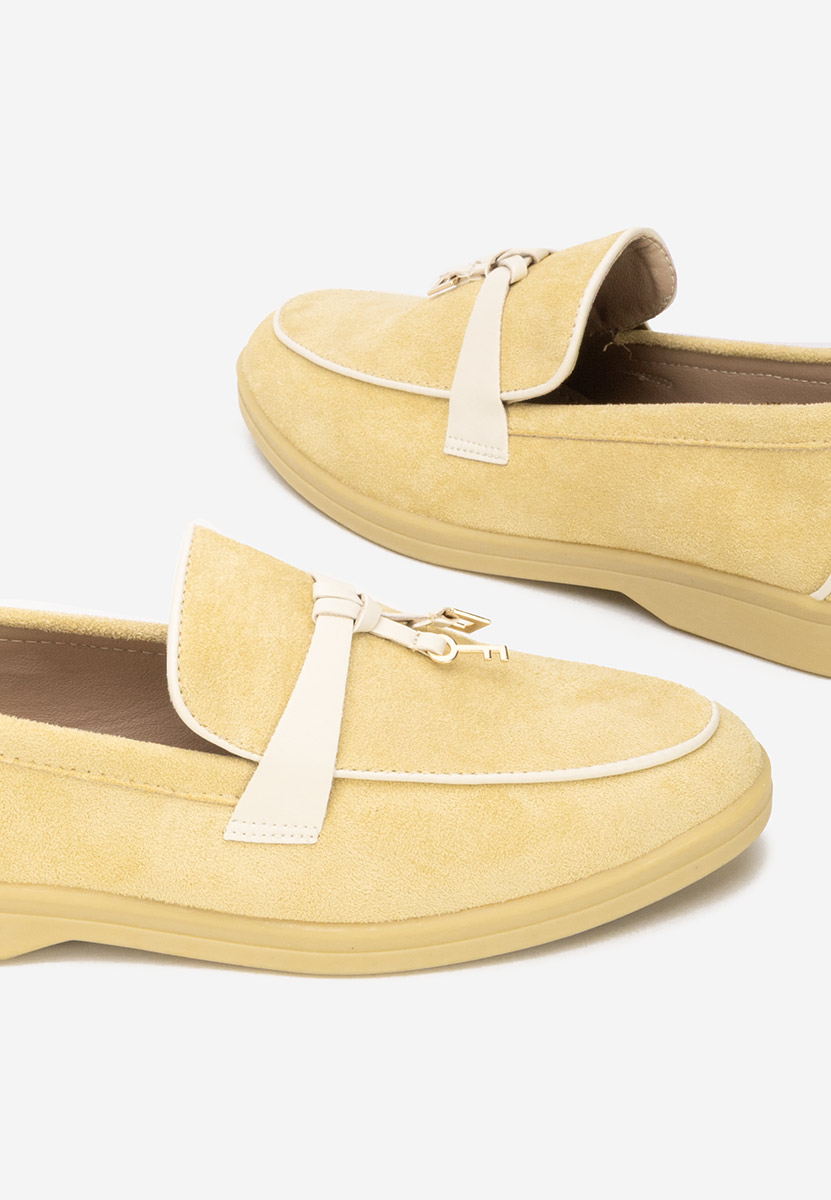 Mocasini dama Raquella galbeni