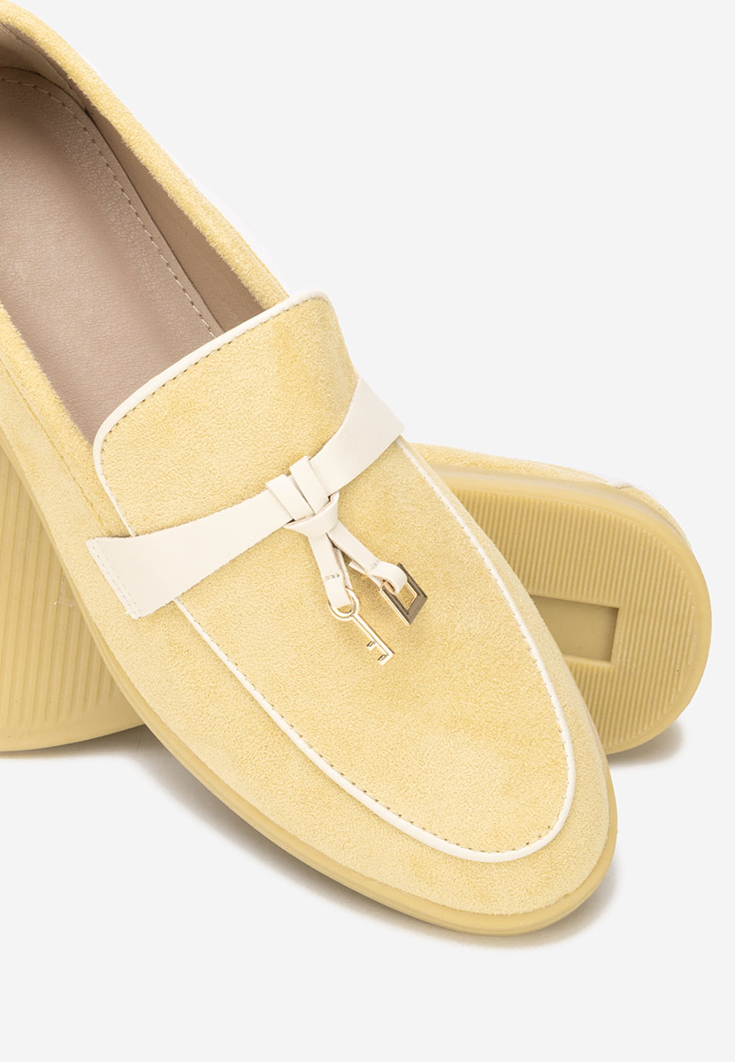 Mocasini dama Raquella galbeni