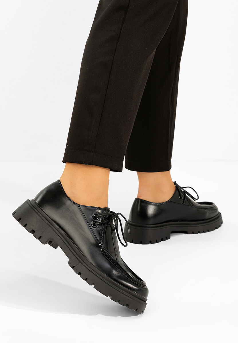 Pantofi casual dama Grinora negri