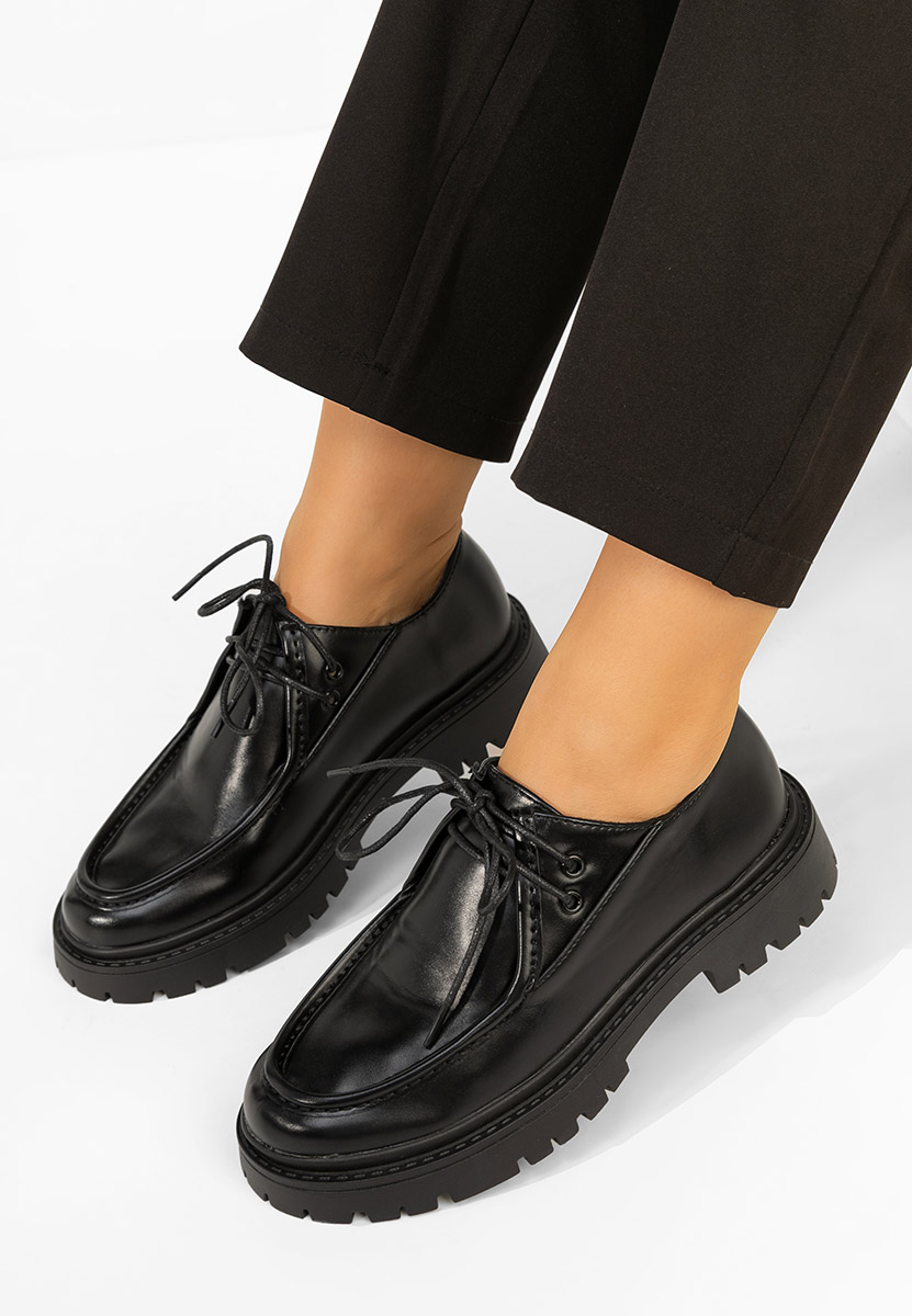 Pantofi casual dama Grinora negri