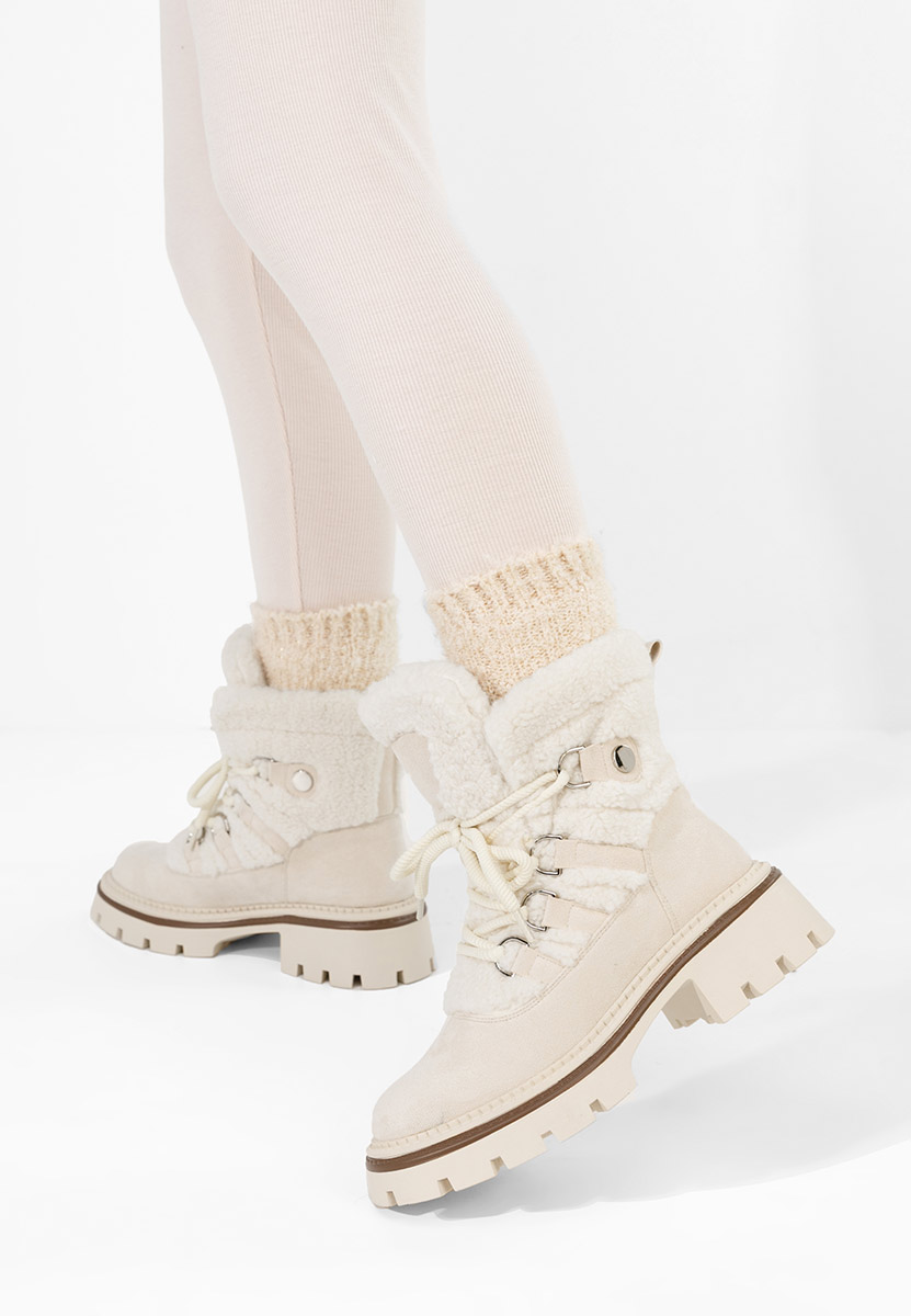 Ghete imblanite dama Kalindra bej