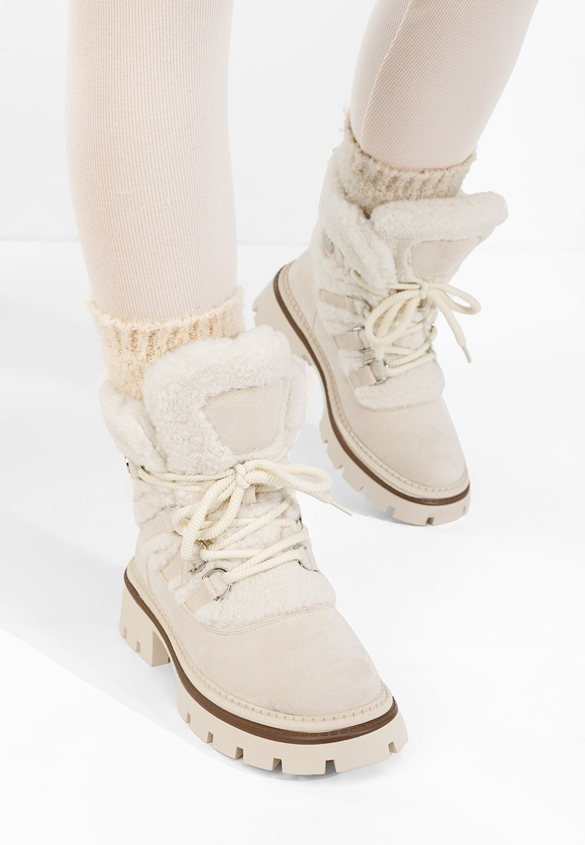 Ghete imblanite dama Kalindra bej