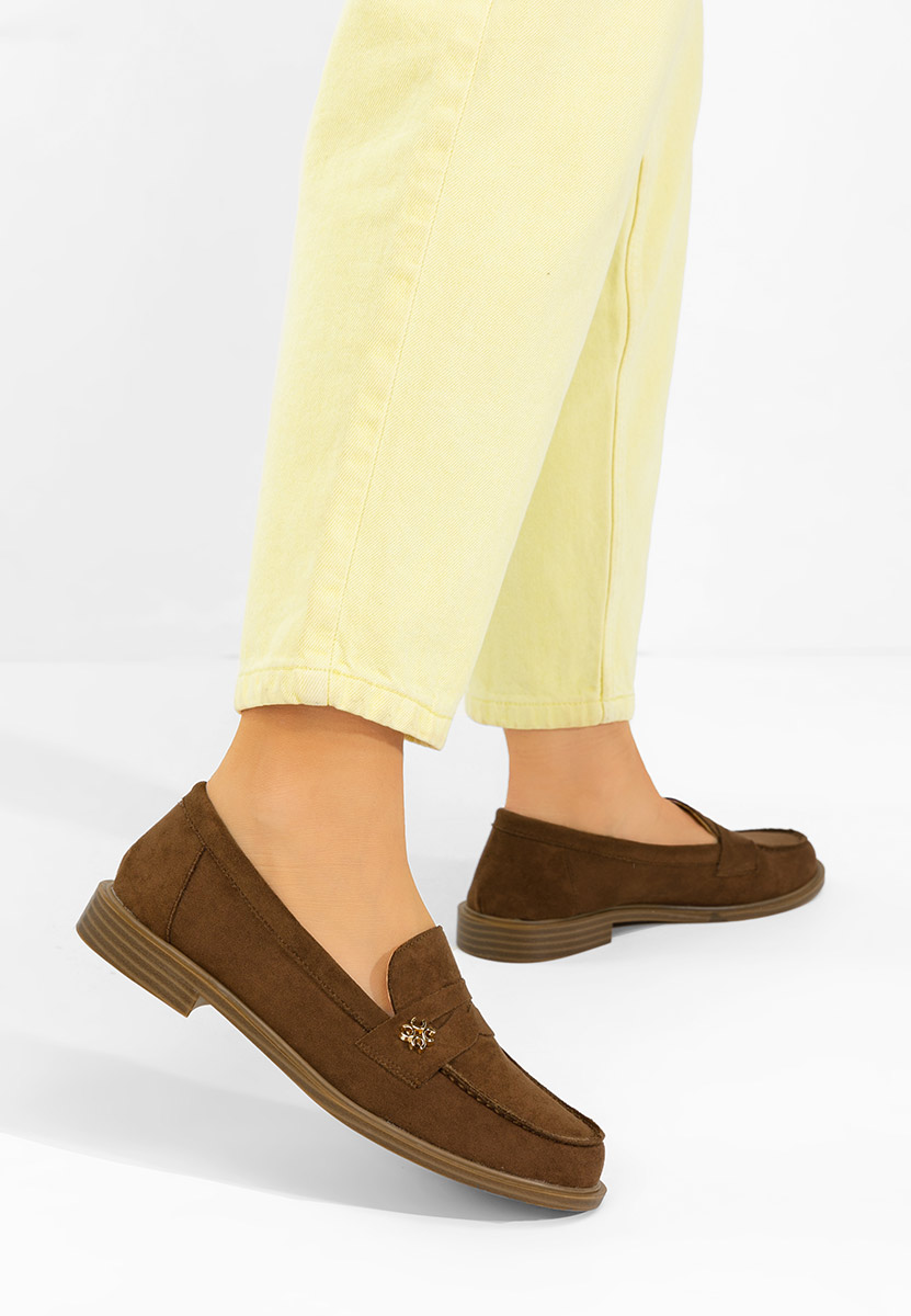 Mocasini dama Tisera maro