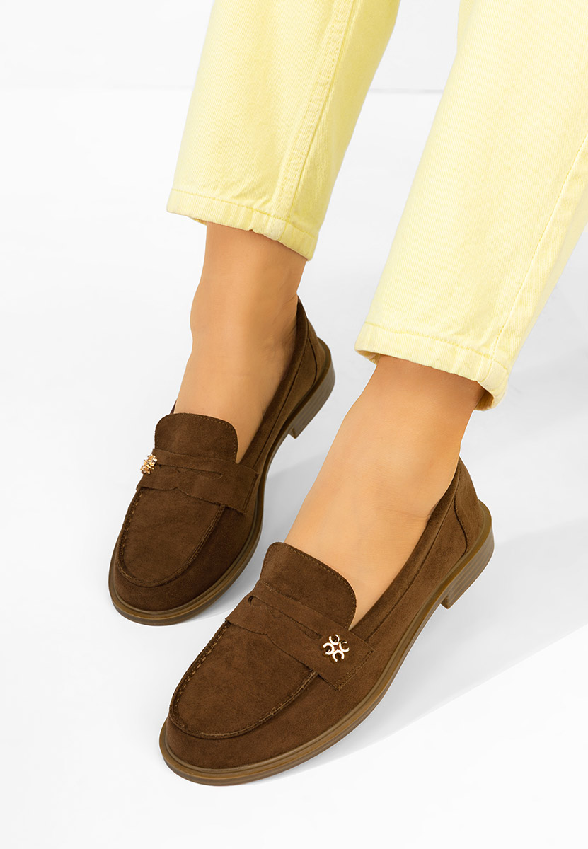 Mocasini dama Tisera maro