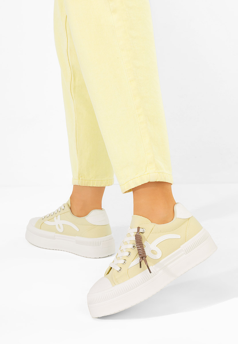 Sneakers cu platformă Altamira galbeni