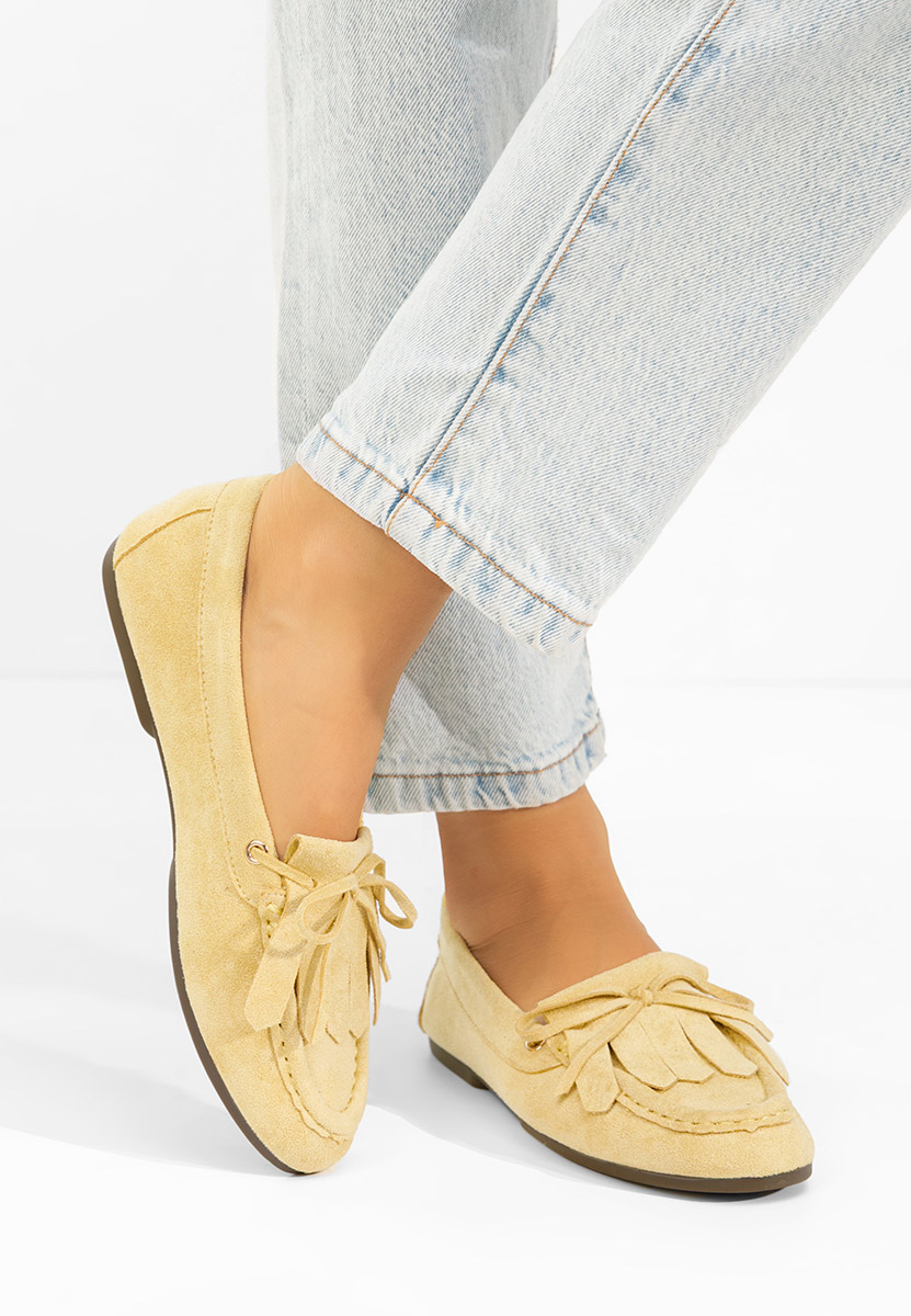 Mocasini dama Calistia galbeni