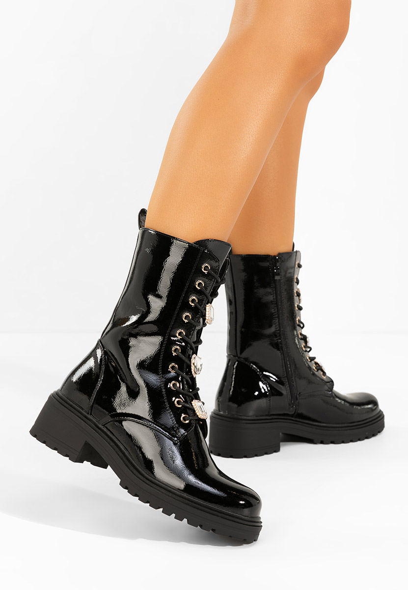 Bocanci damă Rilana negri