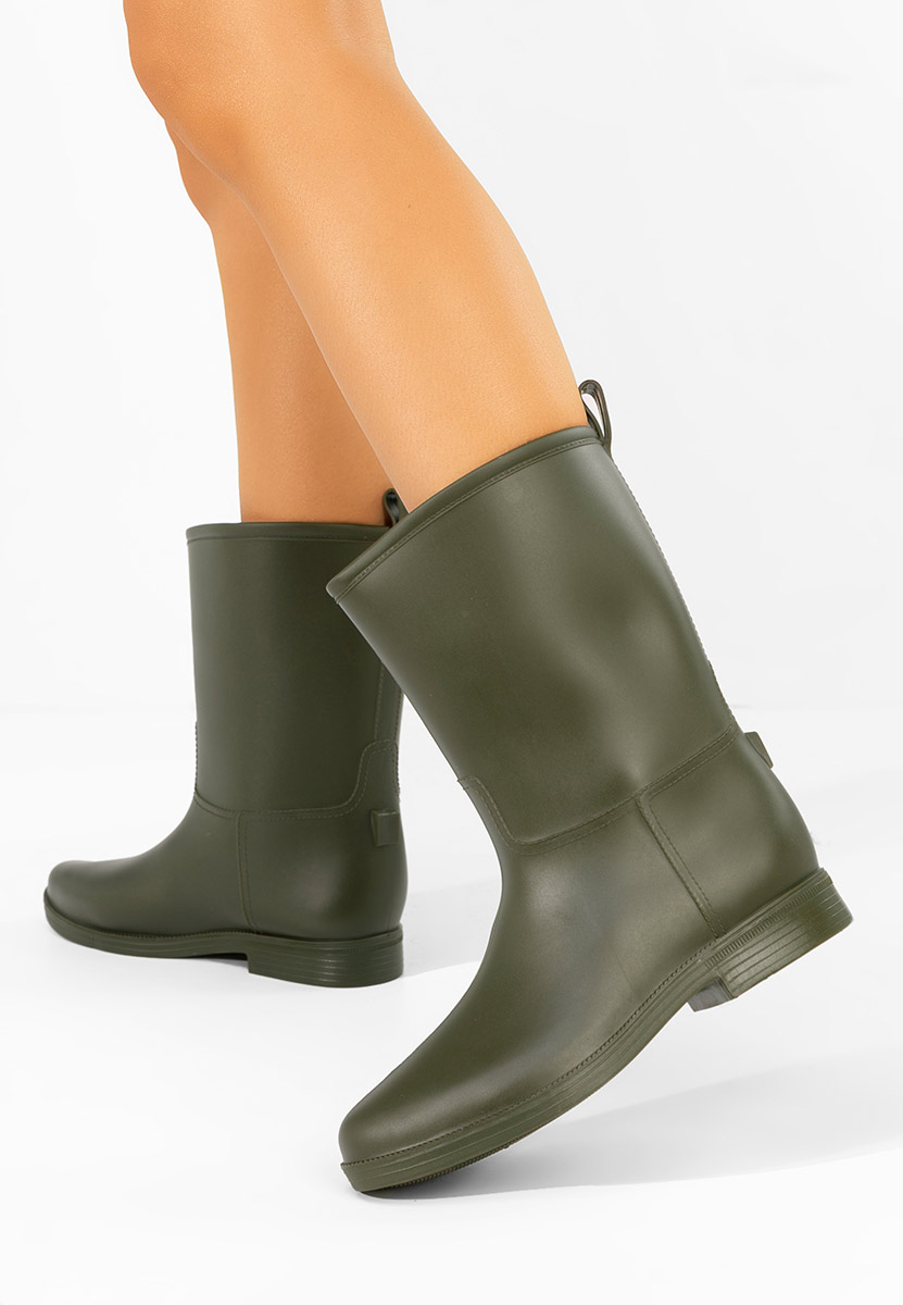 Cizme de cauciuc Elisea verzi