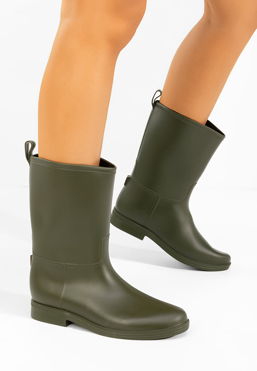 Cizme de cauciuc Elisea verzi