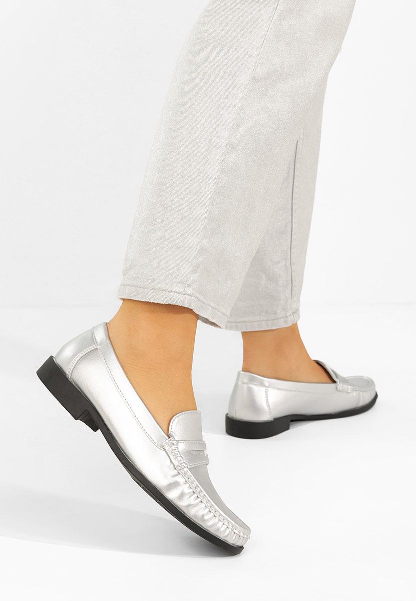 Mocasini dama Matildia argintii