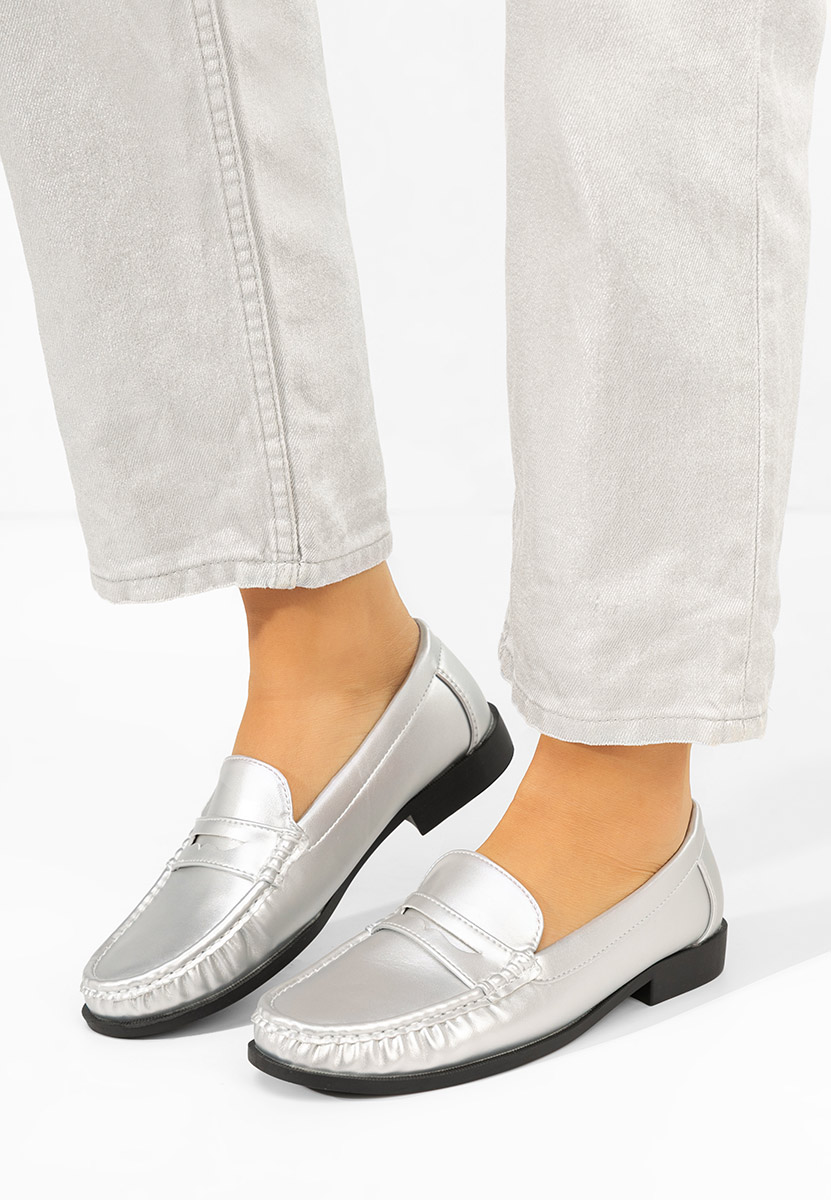 Mocasini dama Matildia argintii