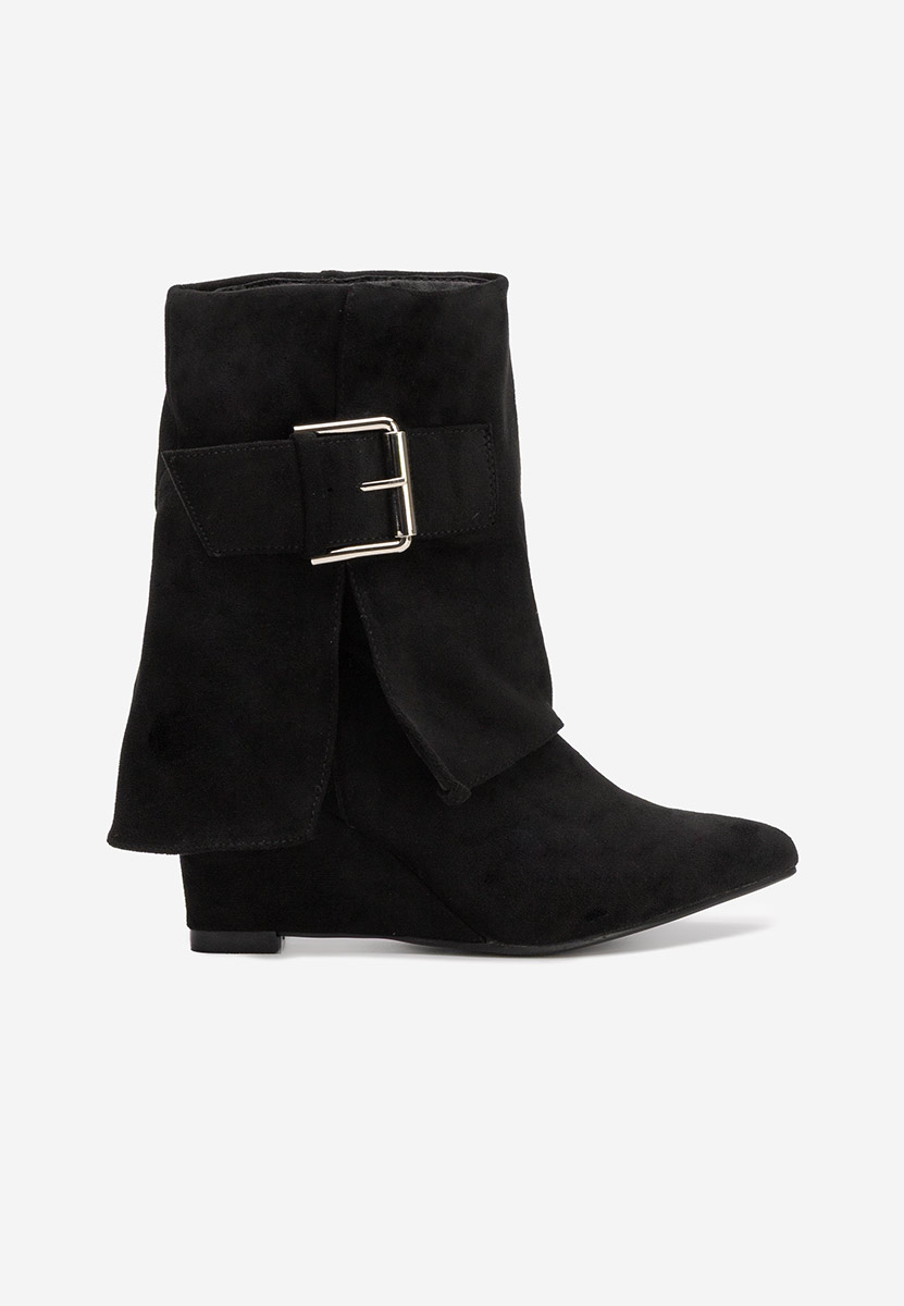 Botine cu platforma Irinea negre