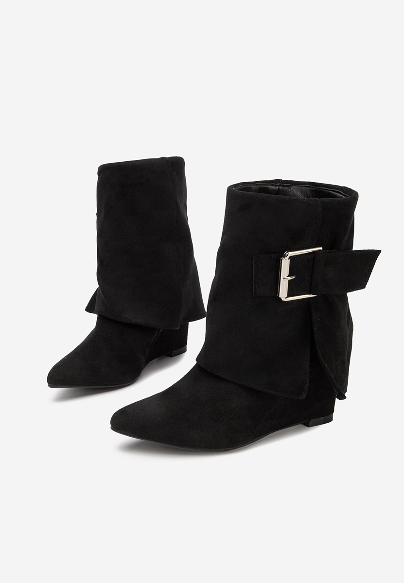 Botine cu platforma Irinea negre