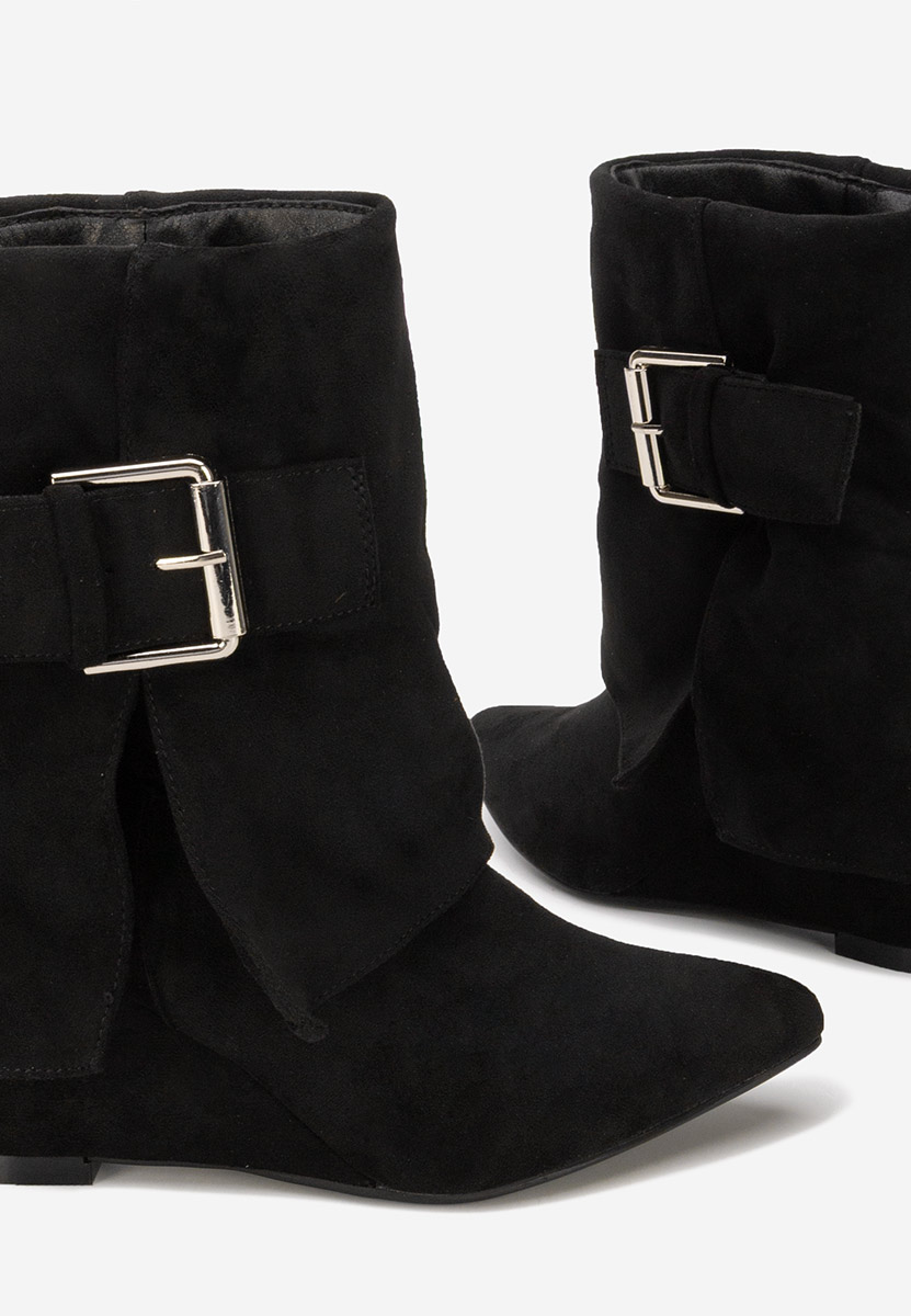 Botine cu platforma Irinea negre