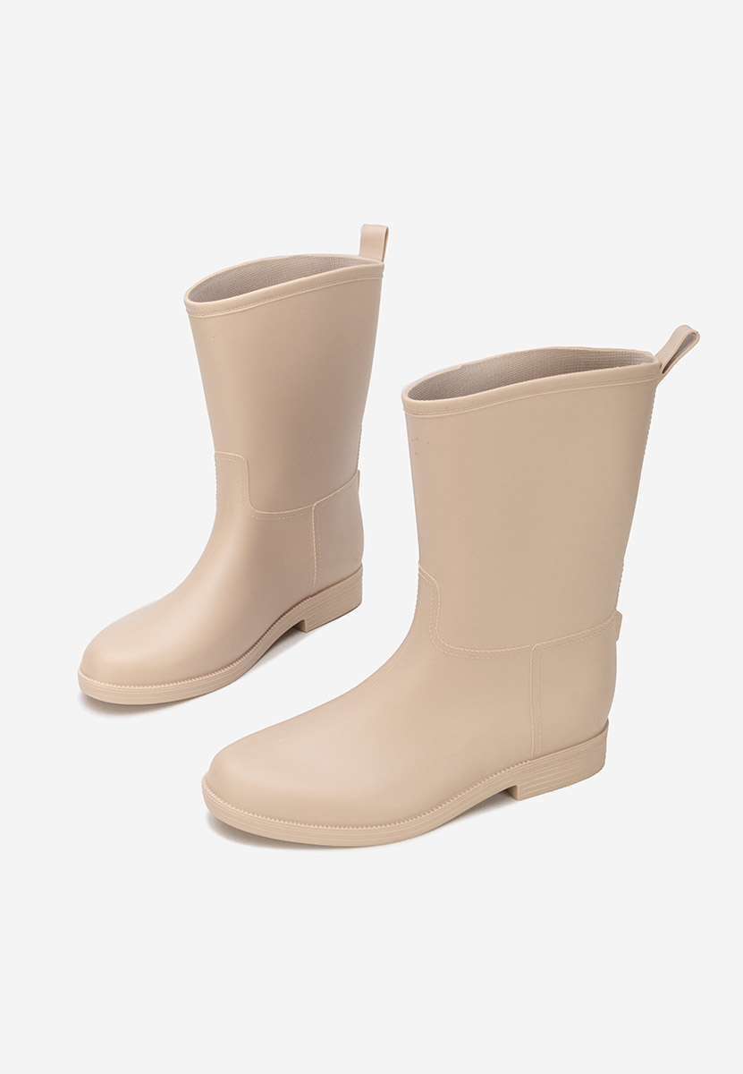Cizme de cauciuc Elisea bej