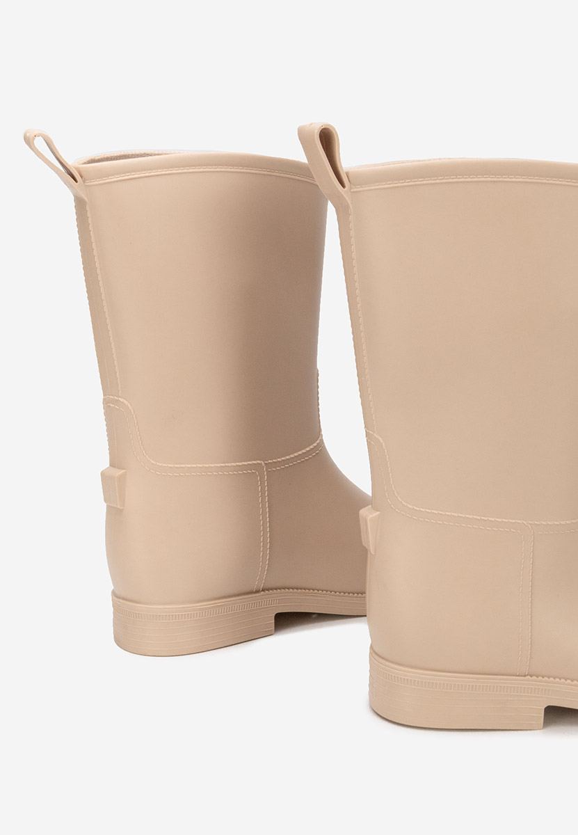 Cizme de cauciuc Elisea bej