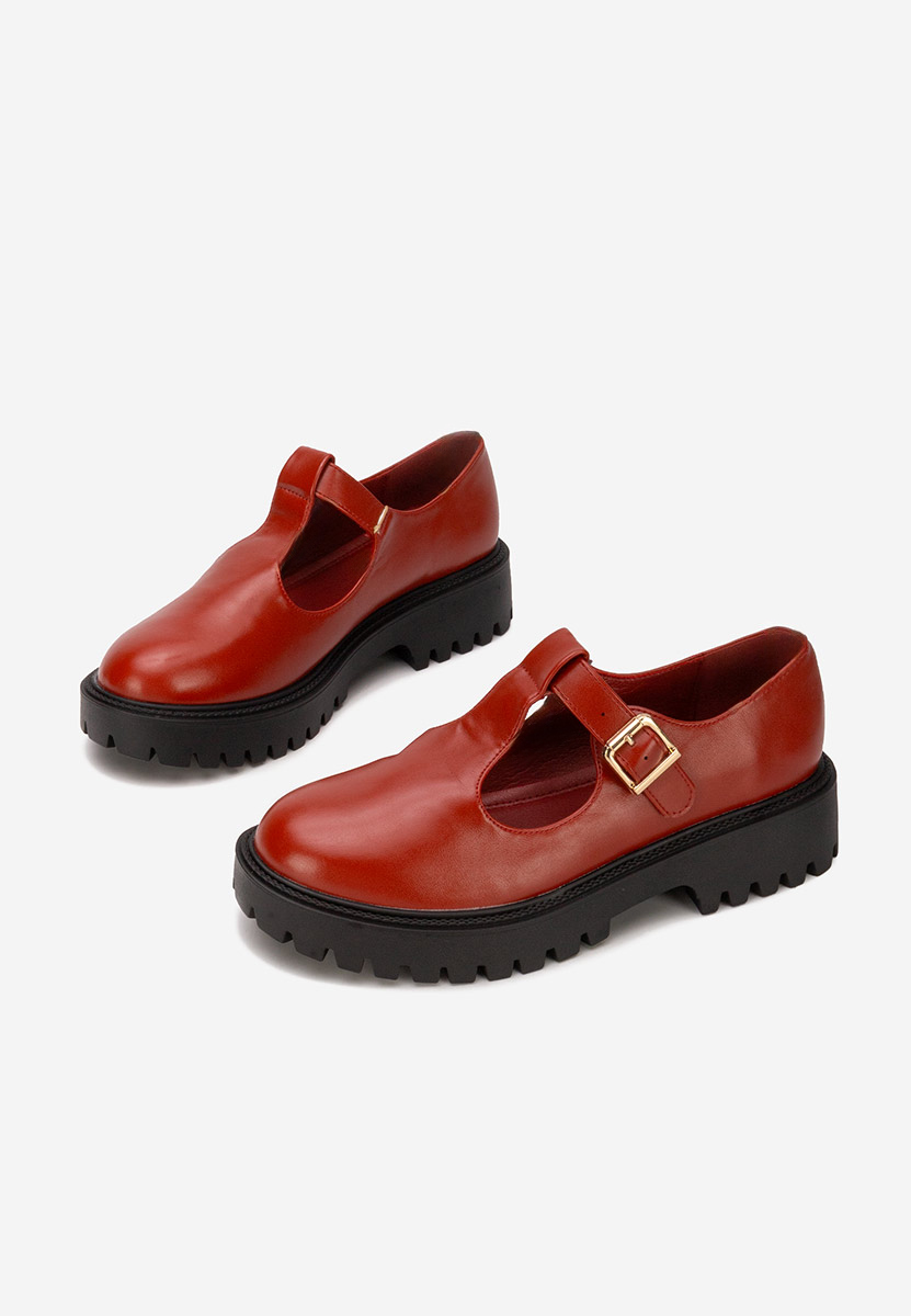 Pantofi casual damă Kenia grena