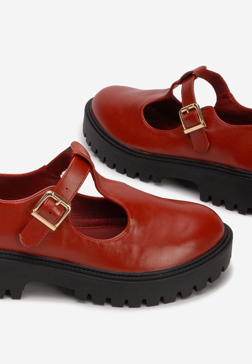 Pantofi casual damă Kenia grena