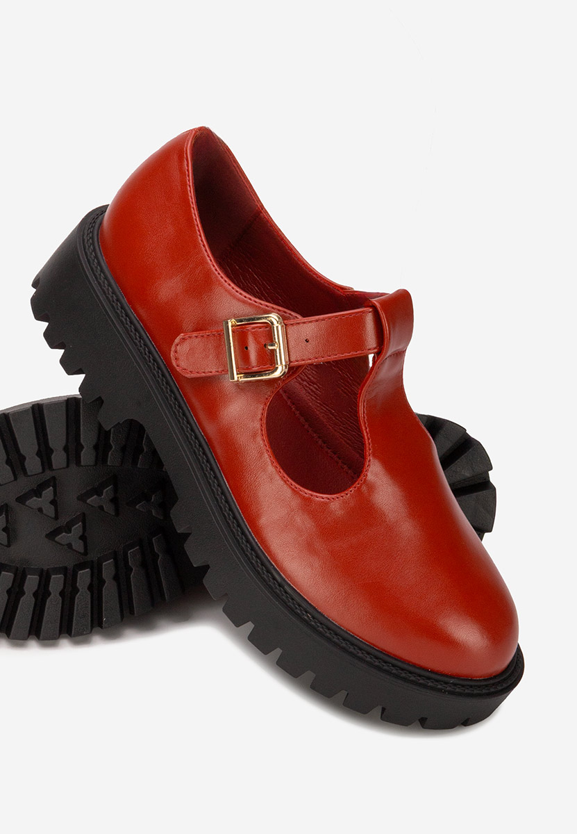 Pantofi casual damă Kenia grena