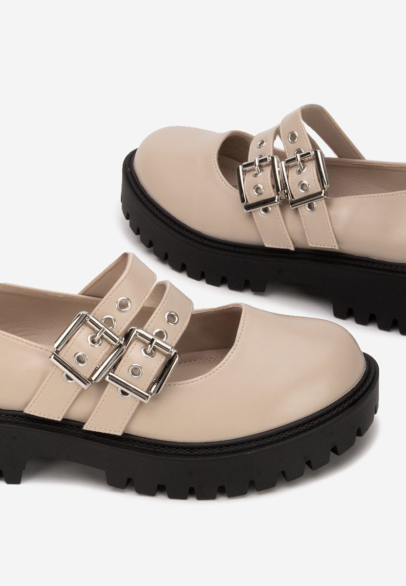 Pantofi casual damă Geovania bej