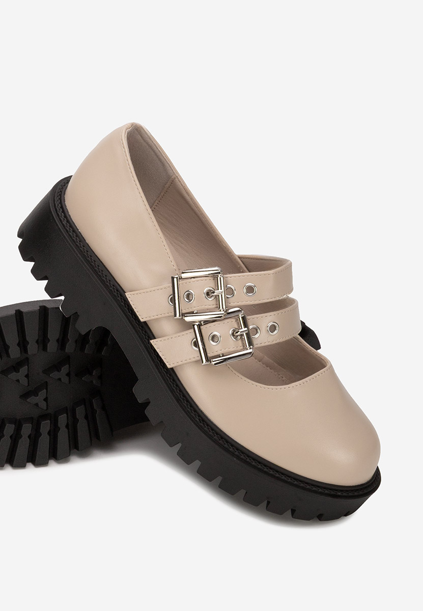 Pantofi casual damă Geovania bej