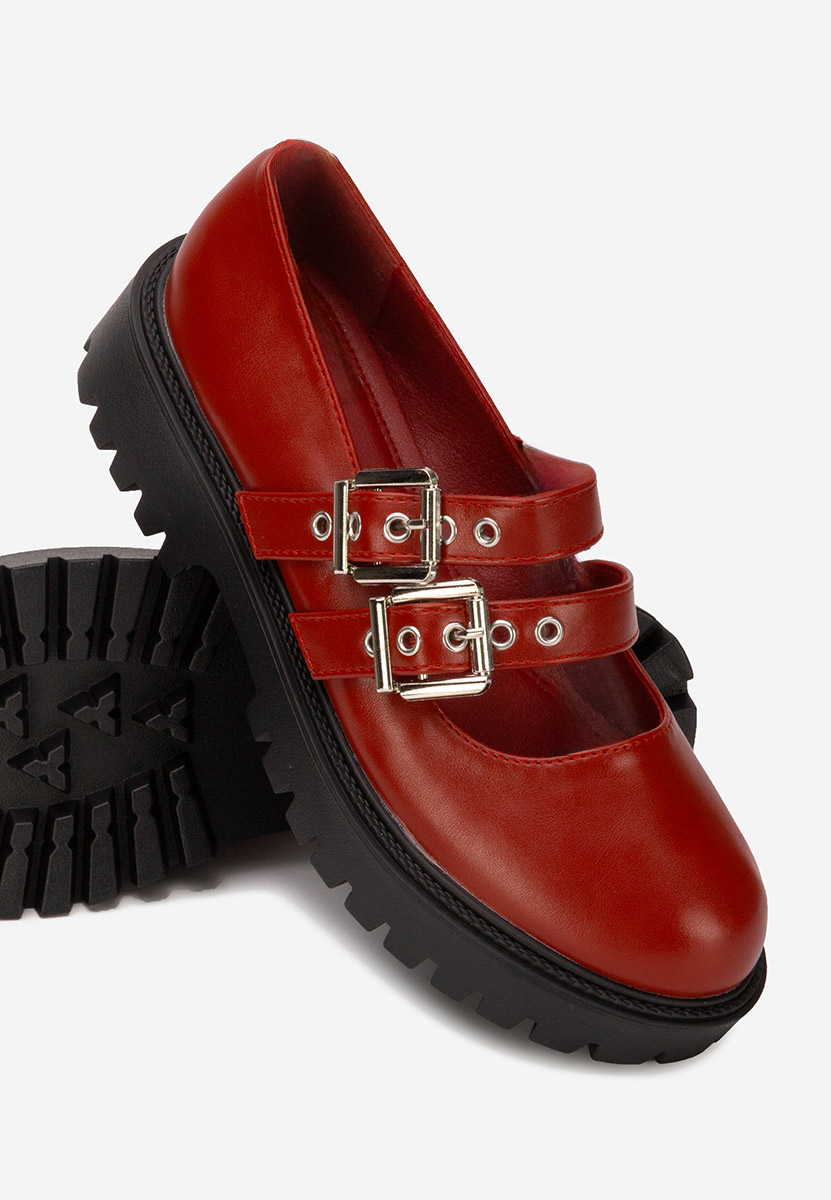 Pantofi casual damă Geovania grena