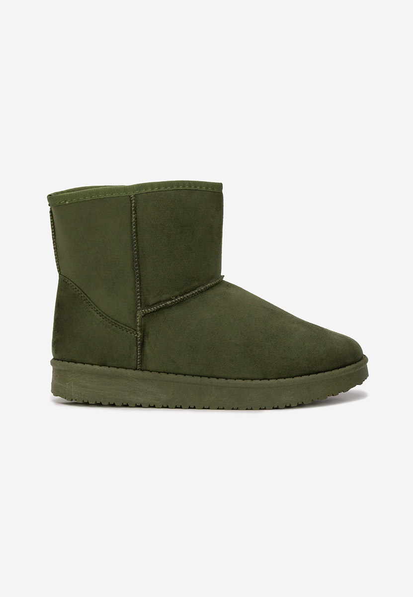 Cizme tip ugg Meloria verzi