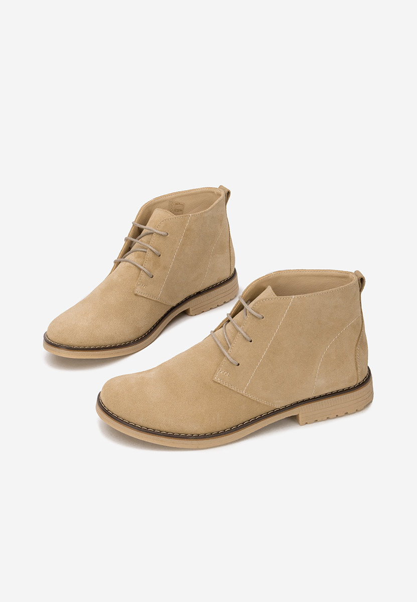 Ghete dama piele intoarsa Kalisa V5 bej