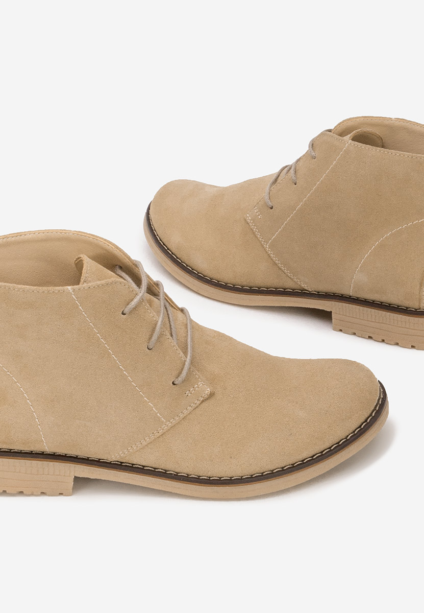 Ghete dama piele intoarsa Kalisa V5 bej