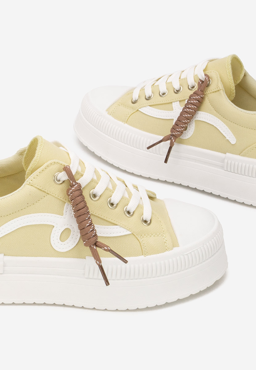 Sneakers cu platformă Altamira galbeni