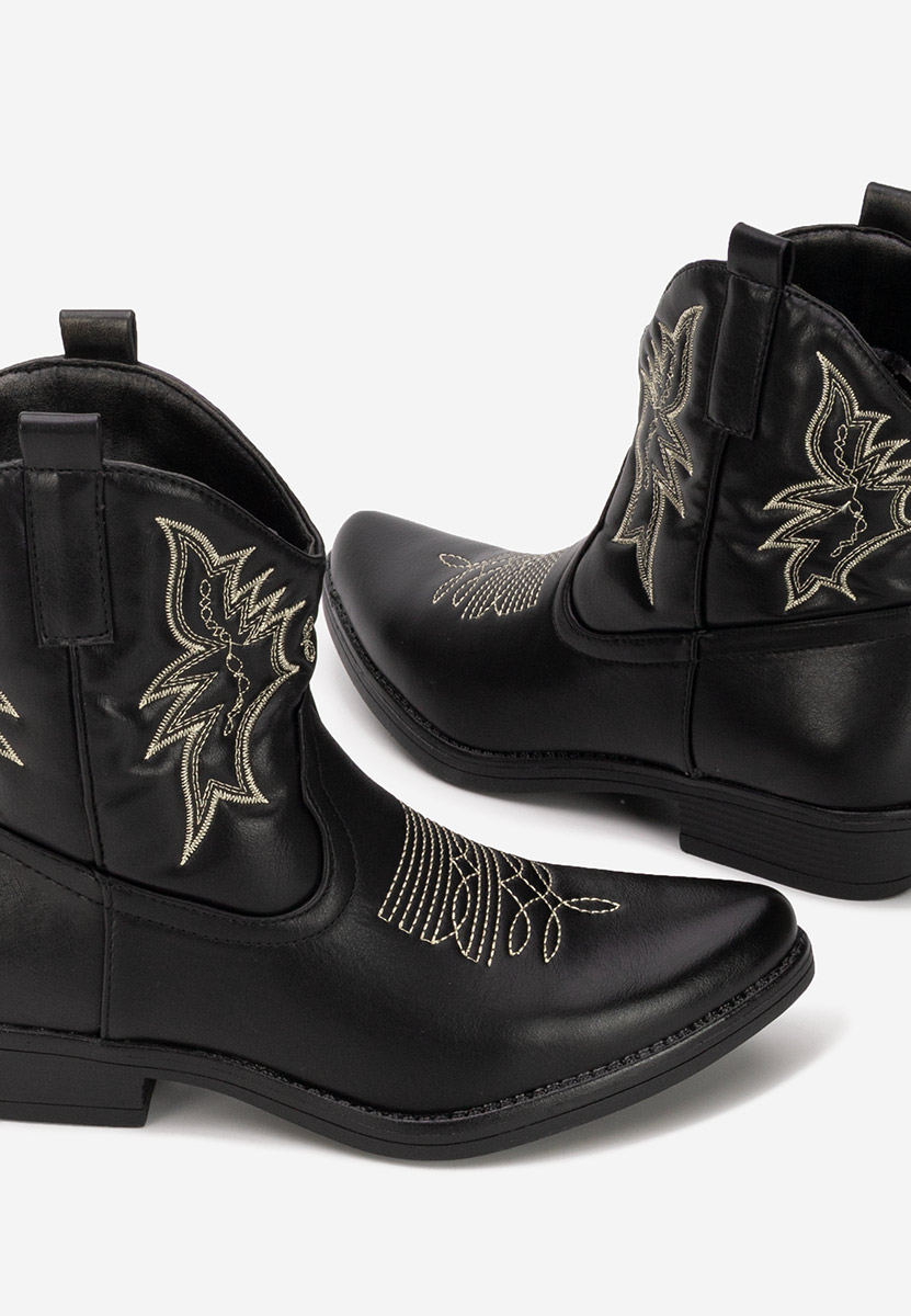 Cizme cowboy dama Celvorina V2 negre