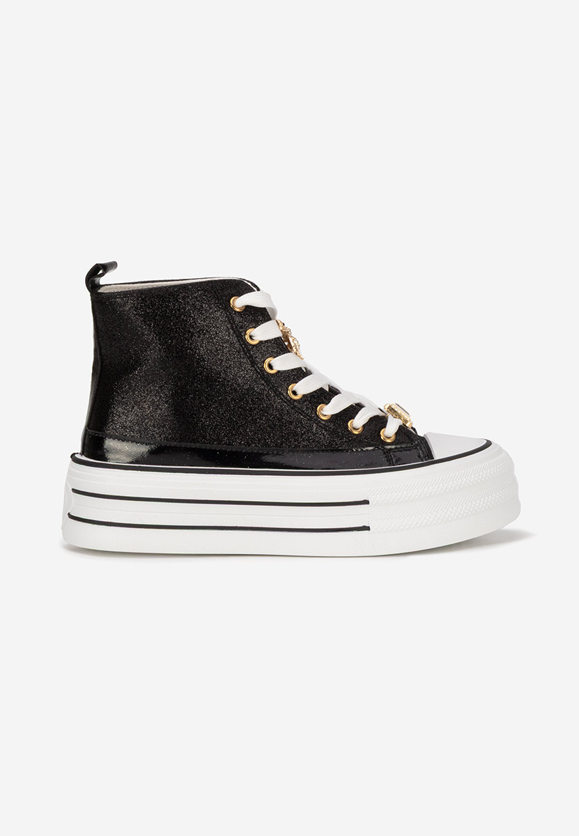 Tenisi cu platformă Trixy negri